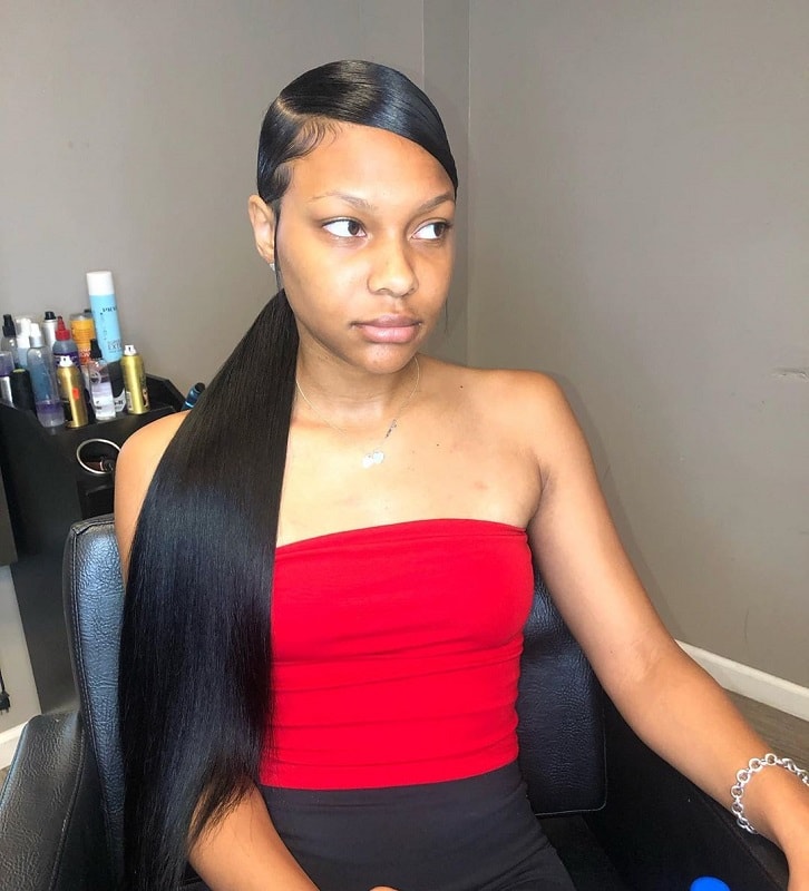 8 Gorgeous High Ponytail Hairstyles with Weave 2019  WeTellYouHow