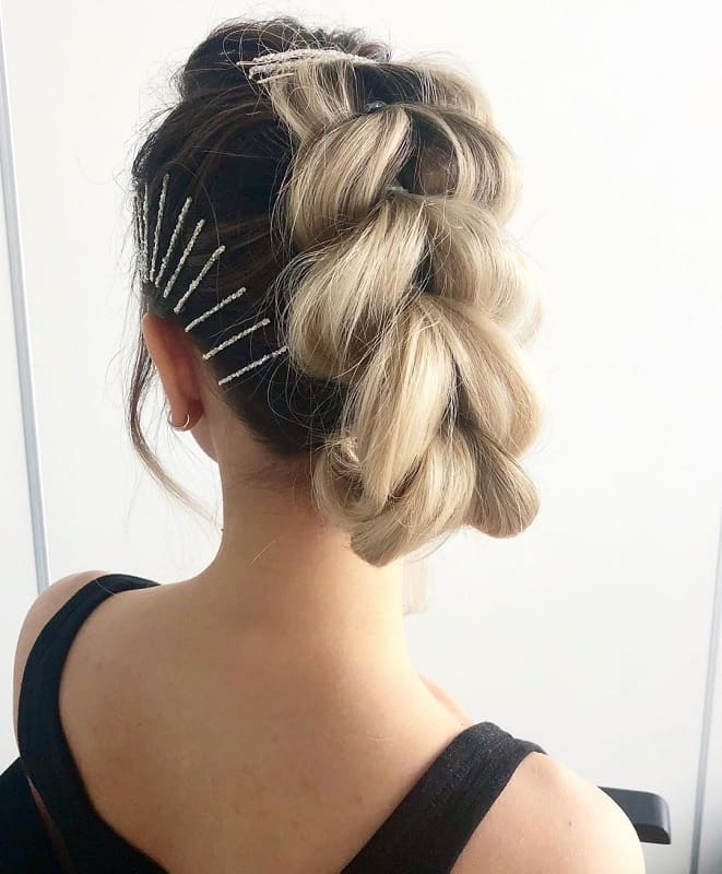 Updos with Pull Through Braid