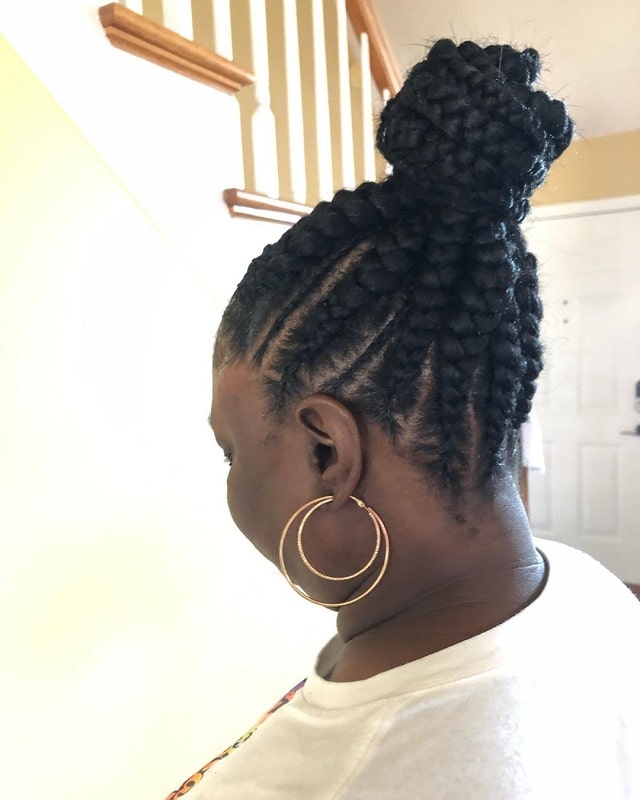 30 Most Captivating Braided Buns for 2023 – StyleDope