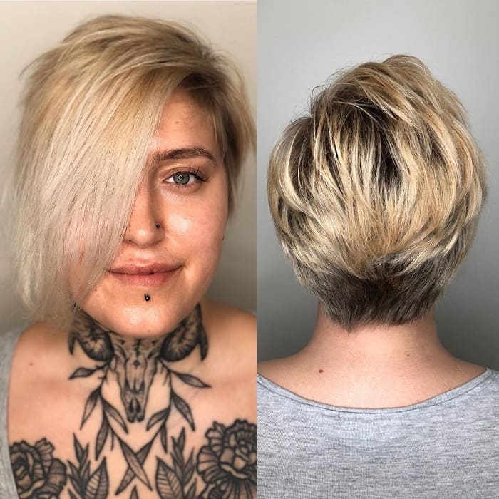 Long Pixie Hair for Round Face
