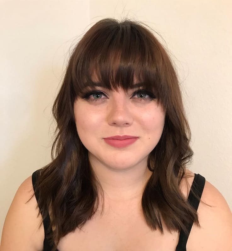 Bangs for Small Forehead and Round Face