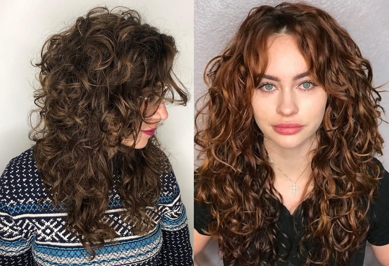 Layered Curly Hair
