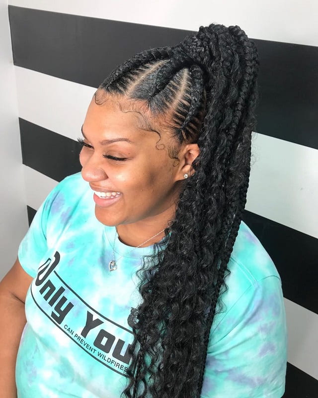 18 Cornrow Ponytails You Have to Try in 2023 – StyleDope