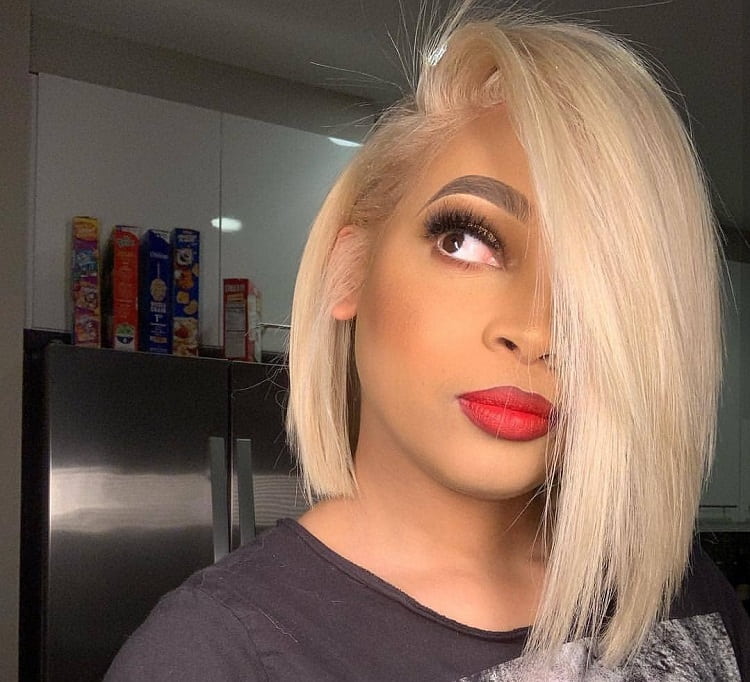 Blonde Bob with Weave