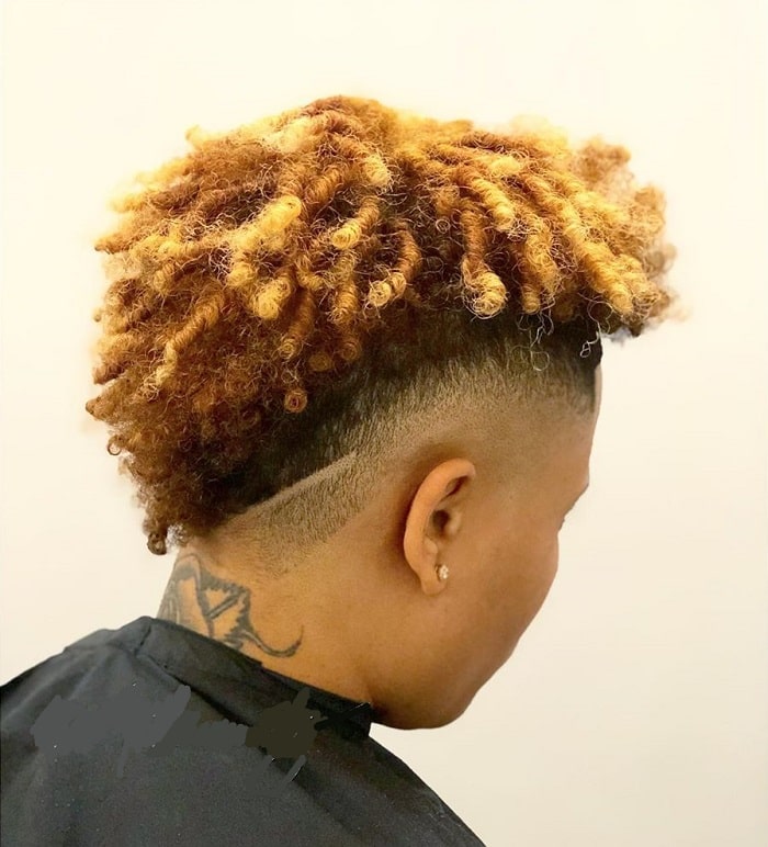 Twisted Mohawk with Fade