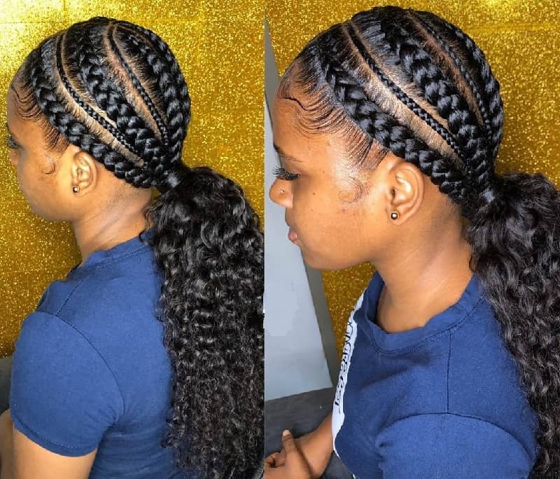 18 Cornrow Ponytails You Have To Try In 2021 Styledope Braided wig:beautiful gucci braided ponytail wig. 18 cornrow ponytails you have to try in