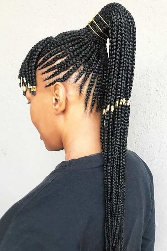 18 Cornrow Ponytails You Have To Try In 2021 Styledope Cornrows and ponytail african braids hairstyles 2018 subscribe to get more updates and latest amazing styles. 18 cornrow ponytails you have to try in
