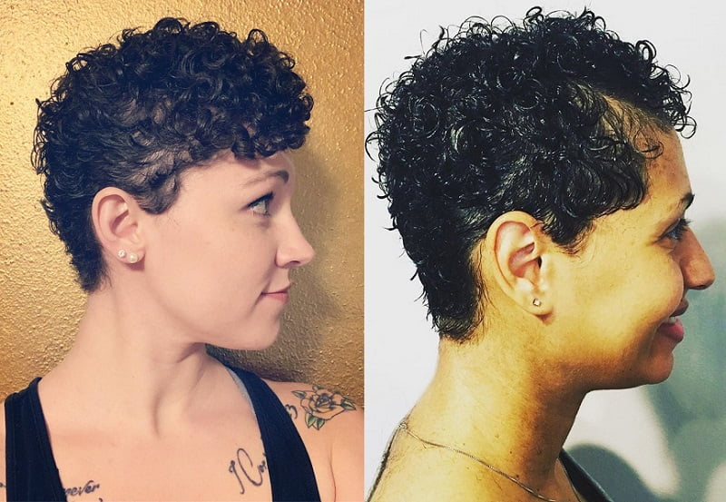 Natural Curly Pixie Hair