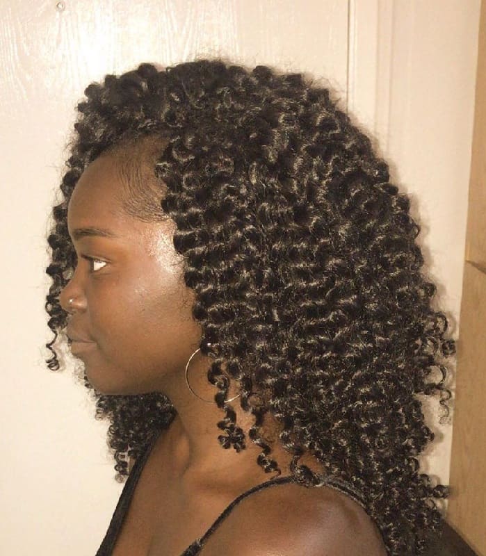 Long Bob with Curly Weave