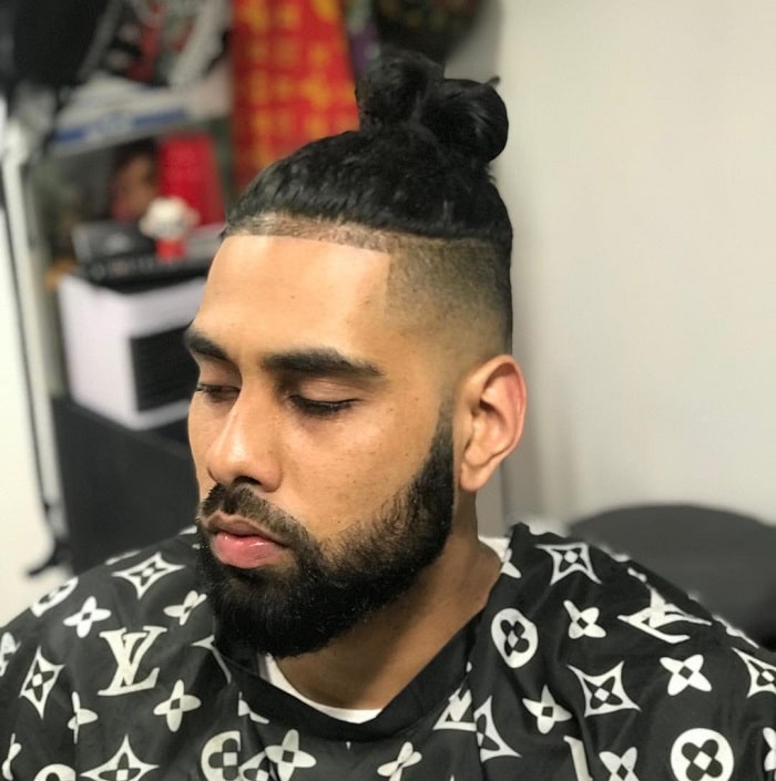 20 Best Man Bun Fade Haircuts Go For A Funky Hairstyle This Year 8092