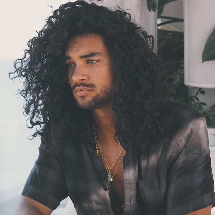 25 Variations Of Long Curly Hairstyles For Men – Styledope