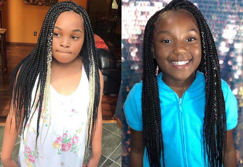 23 Examples Of The Best Box Braids For Kids – Styledope