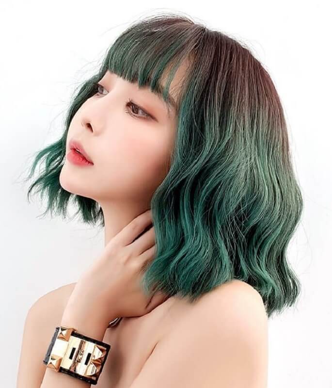 short green ombre hair