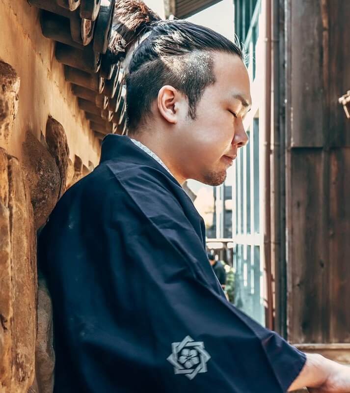 ponytail for Asian Men